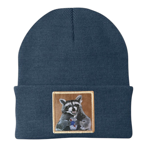 Beer Bandit Raccoon Beanie