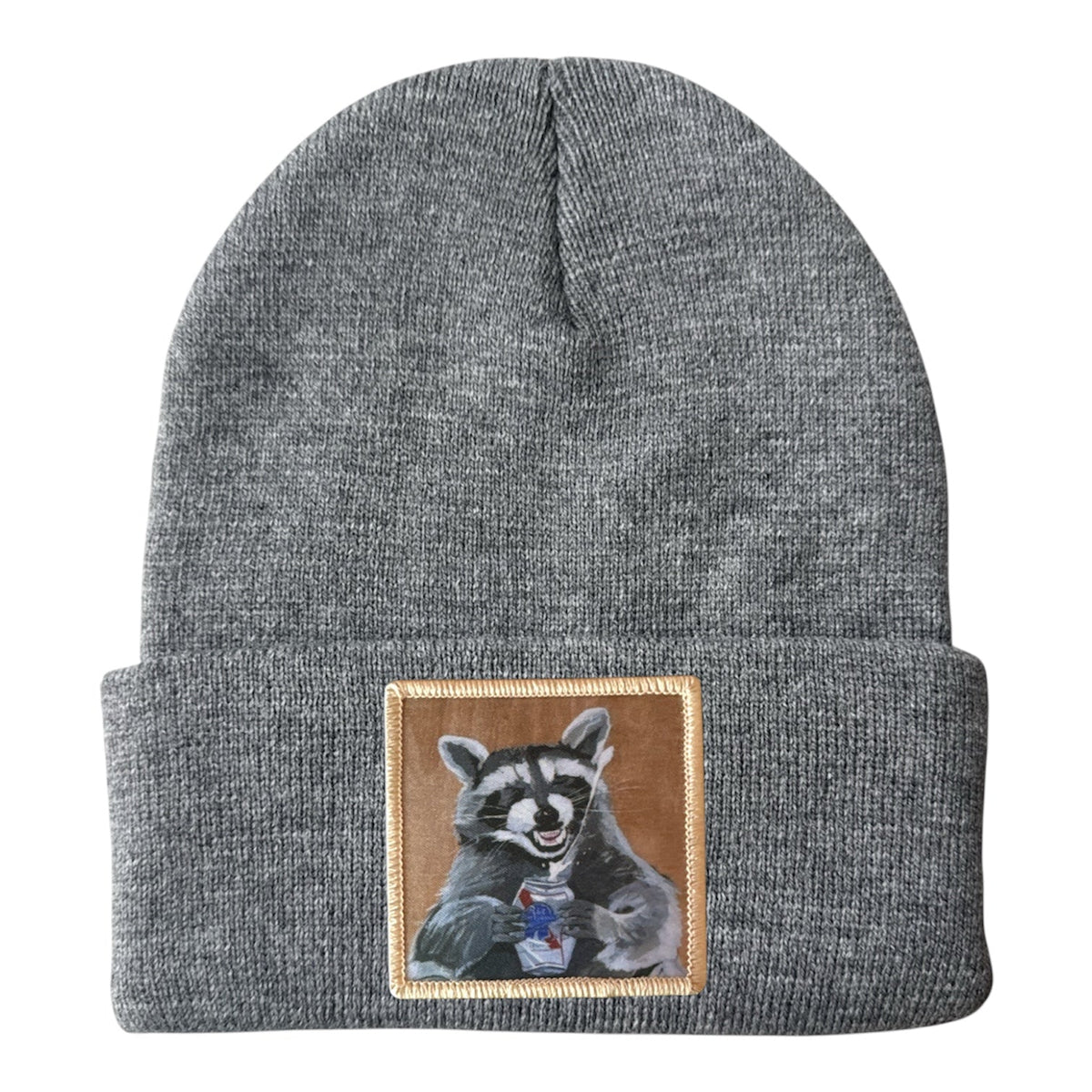 Beer Bandit Raccoon Beanie