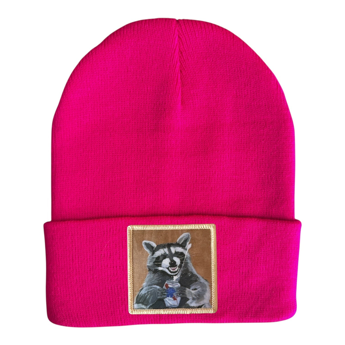 Beer Bandit Raccoon Beanie