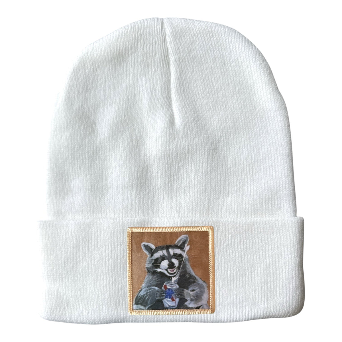 Beer Bandit Raccoon Beanie